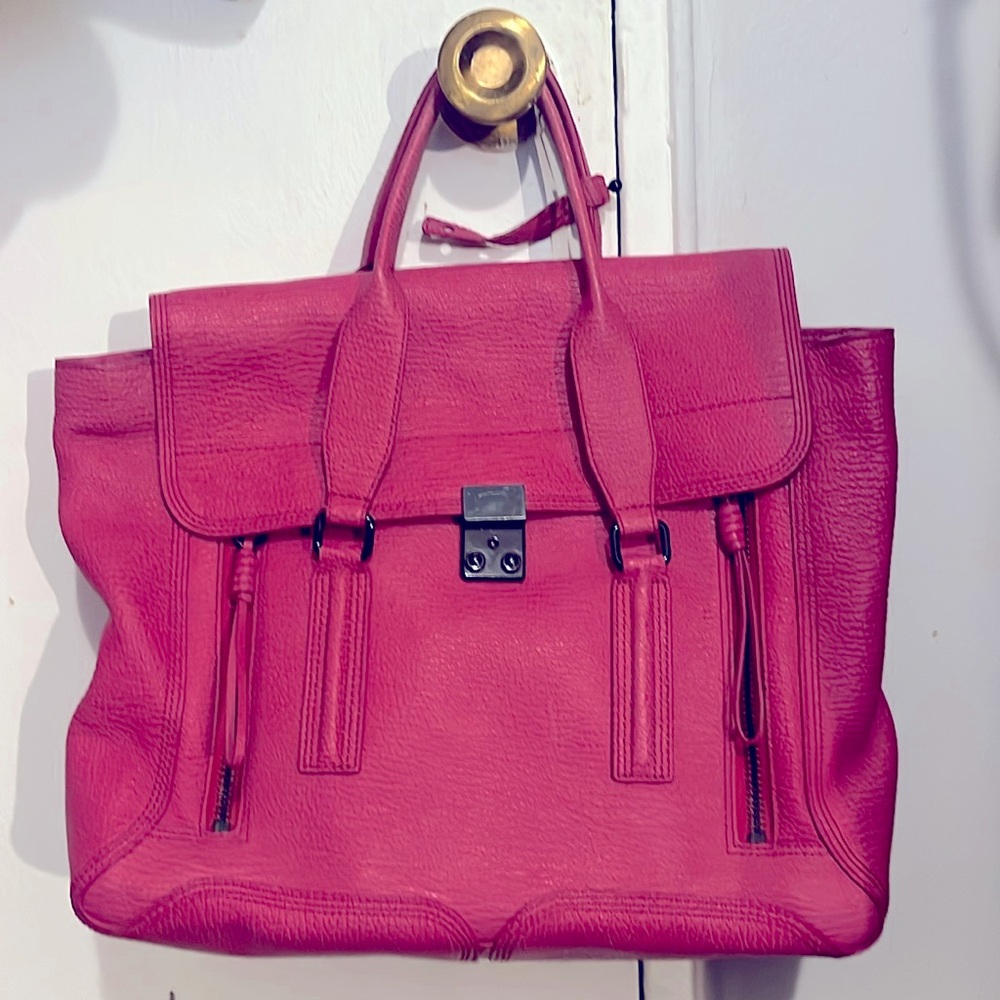 3.1 Phillip Lim large satchel. Fuschia.